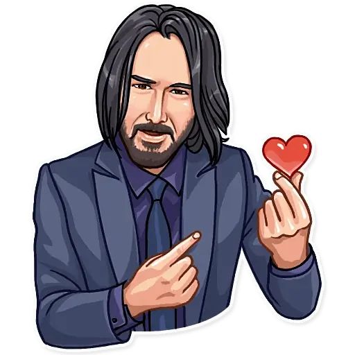 Sticker “Keanu Reeves-2”