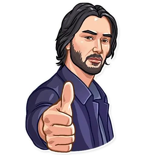 Sticker “Keanu Reeves-3”