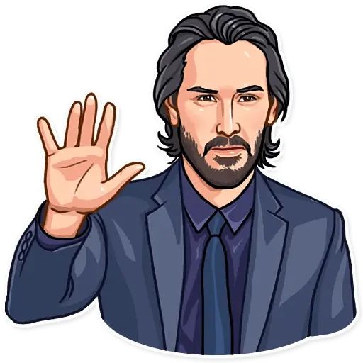 Sticker “Keanu Reeves-5”