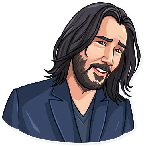 Sticker “Keanu Reeves-9”