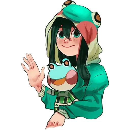 Sticker “Tsuyu Asui (BNHA-1”