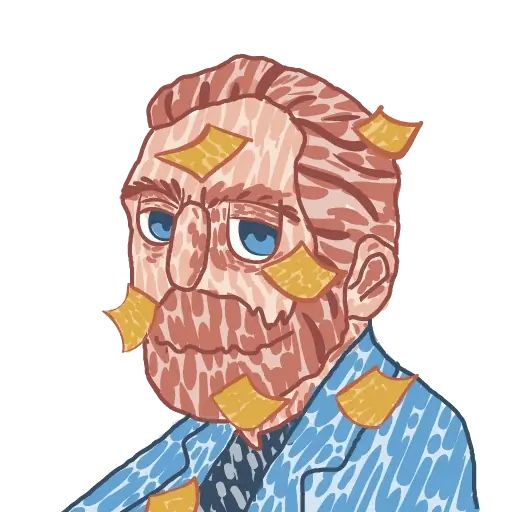 Sticker “Van Gogh-1”