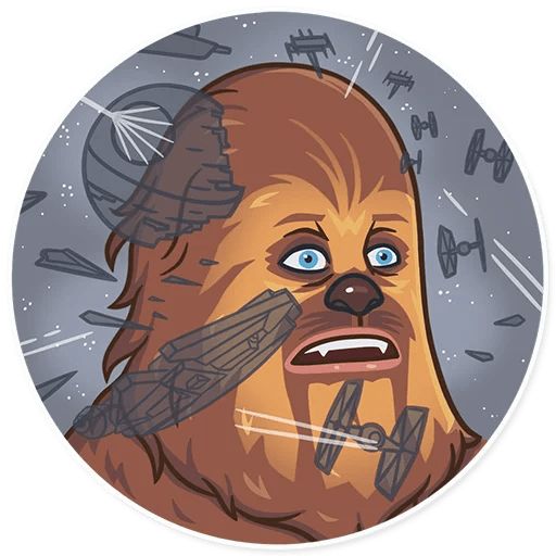 Sticker “Chewbacca-12”