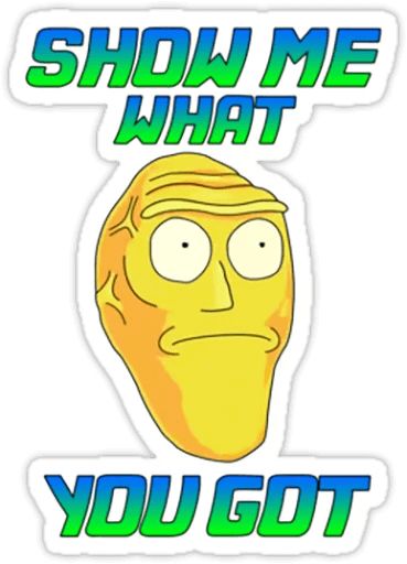 Sticker “Rick and Morty-10”