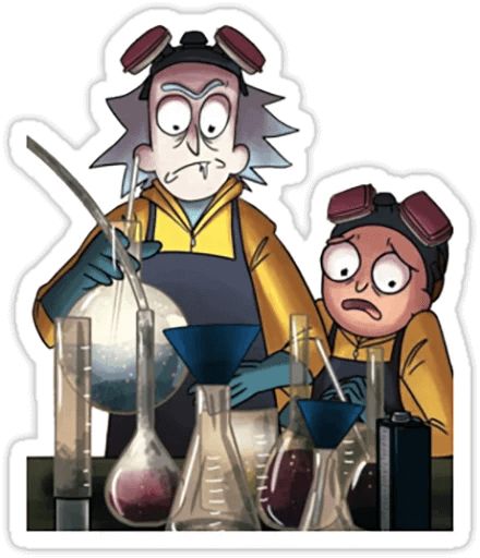 Sticker “Rick and Morty-2”