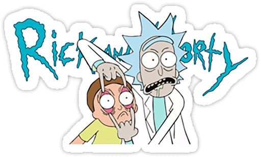 Sticker “Rick and Morty-3”