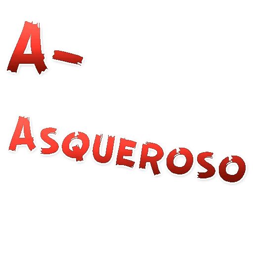 Sticker «Alfabeto vulgar español-2»