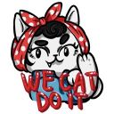 “Feminist cats” stickerpack