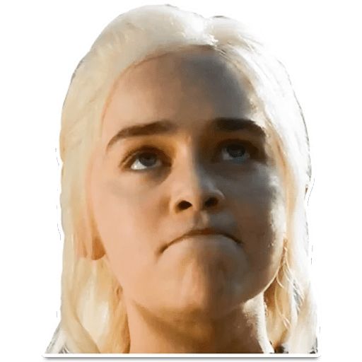 Sticker “Emilia Clarke Makes Weird Faces-3”
