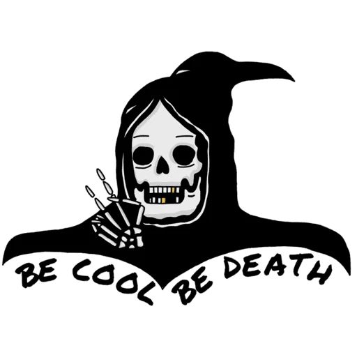 Sticker “Death-3”