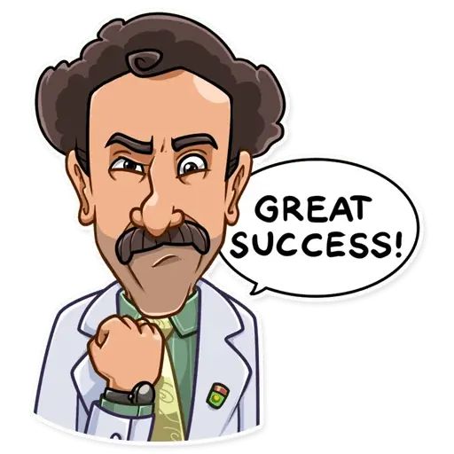 Sticker “Borat Sagdiyev-11”
