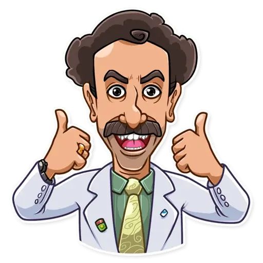Sticker “Borat Sagdiyev-3”