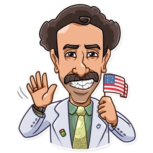 Sticker “Borat Sagdiyev-4”