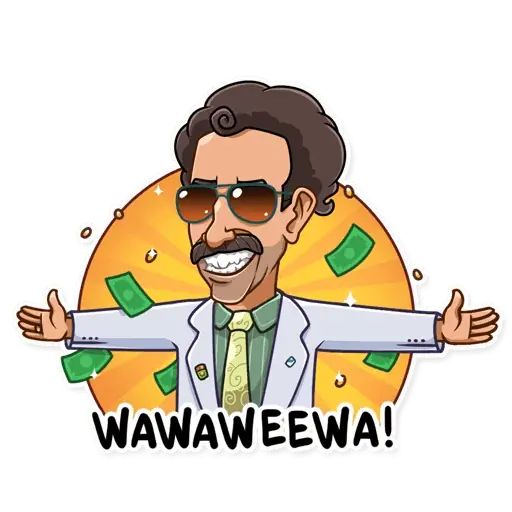 Sticker “Borat Sagdiyev-5”