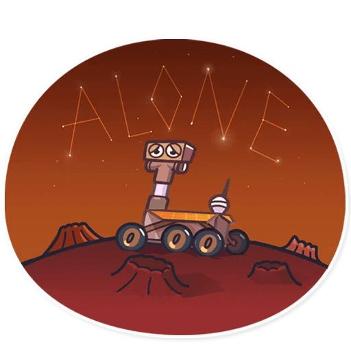 Sticker “Oppy The Rover-9”