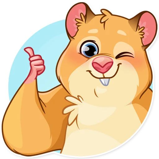 Sticker “Mr. Hamster-3”