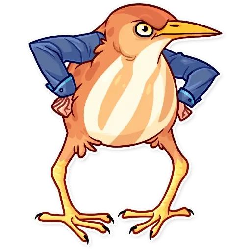 Sticker “Birds With Arms-10”