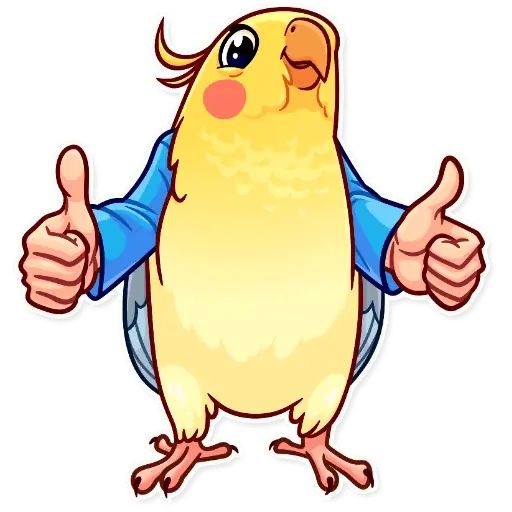 Sticker “Birds With Arms-3”