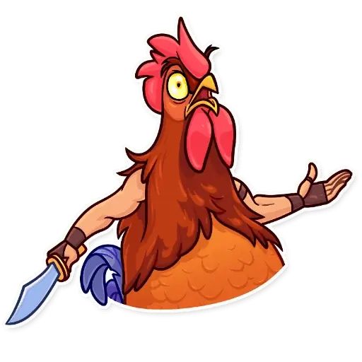Sticker “Birds With Arms-4”