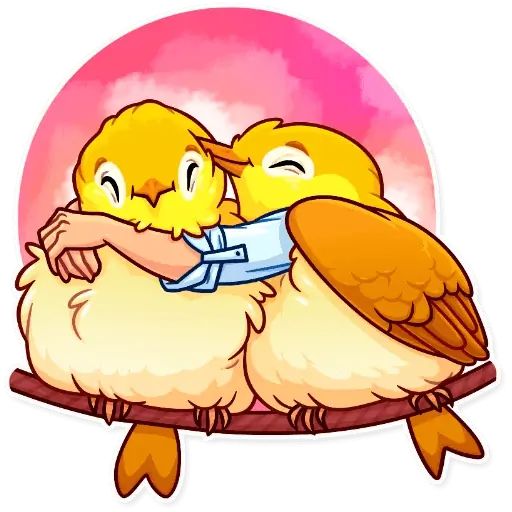 Sticker “Birds With Arms-6”
