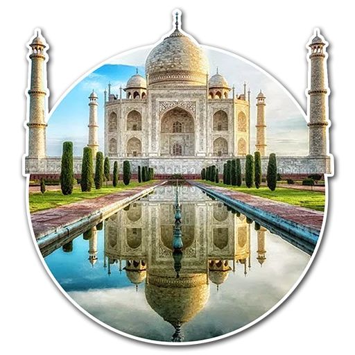 Sticker “Wonders of the world-1”