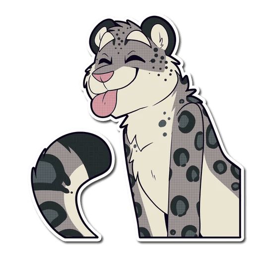 Sticker “Snow Leopard-4”