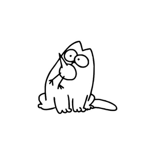 Sticker “Simon's cat-11”