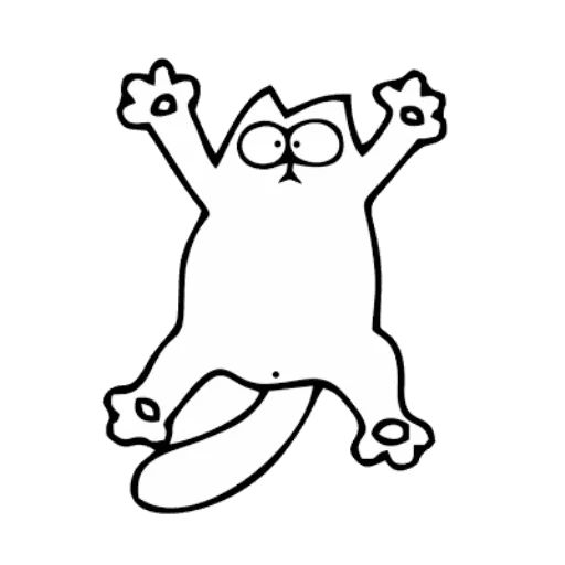 Sticker “Simon's cat-5”