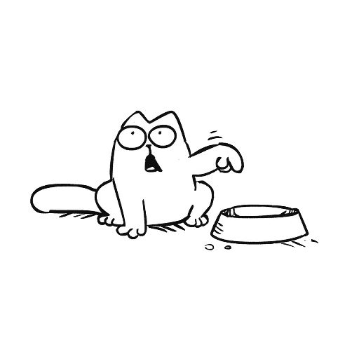 Sticker “Simon's cat-6”