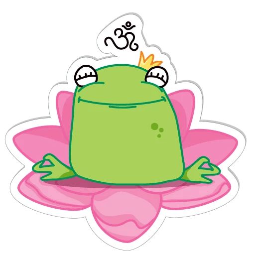 Sticker “Frog Stepanida-10”