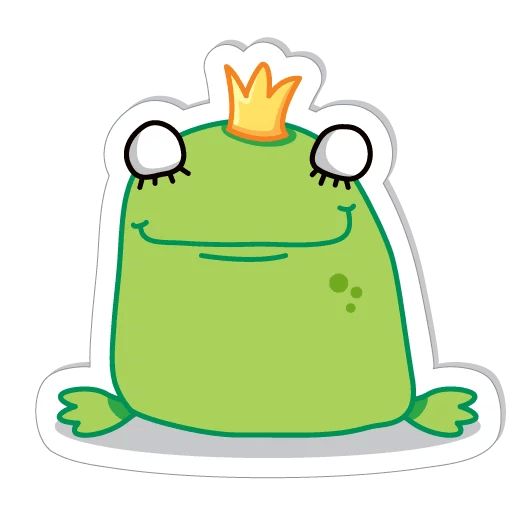 Sticker “Frog Stepanida-5”