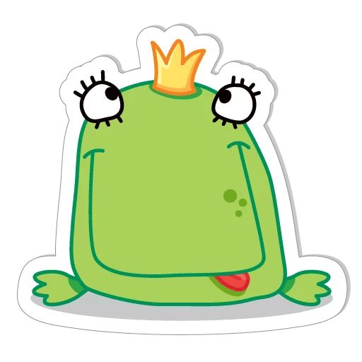 Sticker “Frog Stepanida-6”