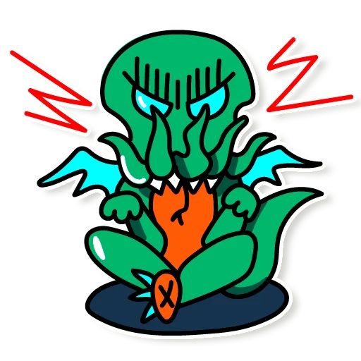 Sticker “Baby Cthulhu-4”