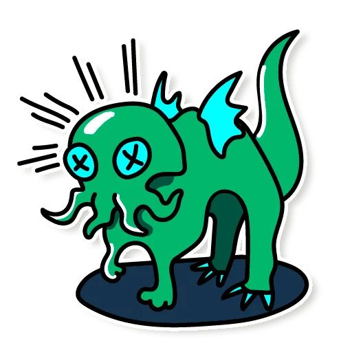 Sticker “Baby Cthulhu-5”