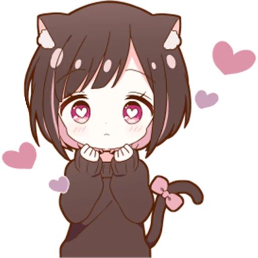 Sticker “Cat Girl-1”