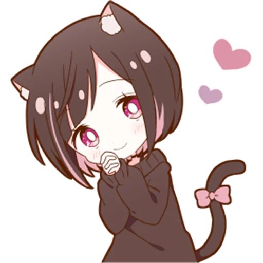 Sticker “Cat Girl-11”