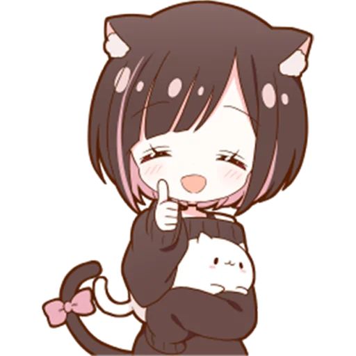 Sticker “Cat Girl-7”