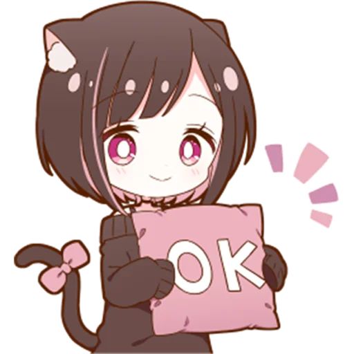 Sticker “Cat Girl-8”