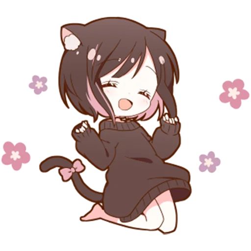 Sticker “Cat Girl-9”