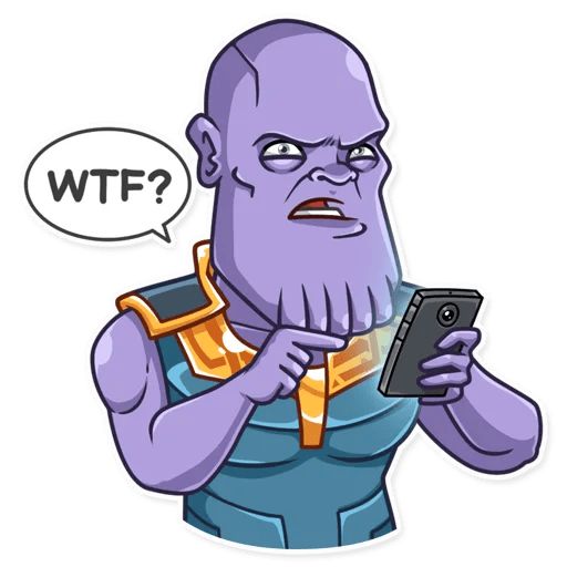 Sticker “Thanos-7”