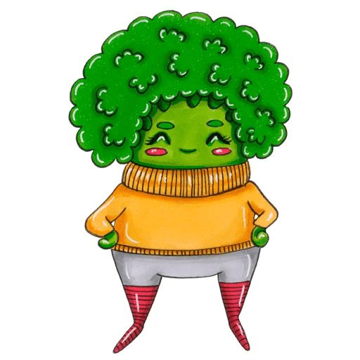 Sticker “Little Broccoli-3”