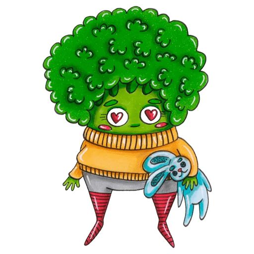 Sticker “Little Broccoli-7”