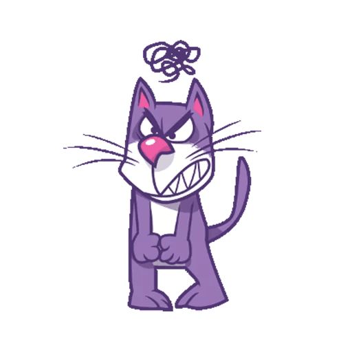 Sticker “Purple Cat-1”