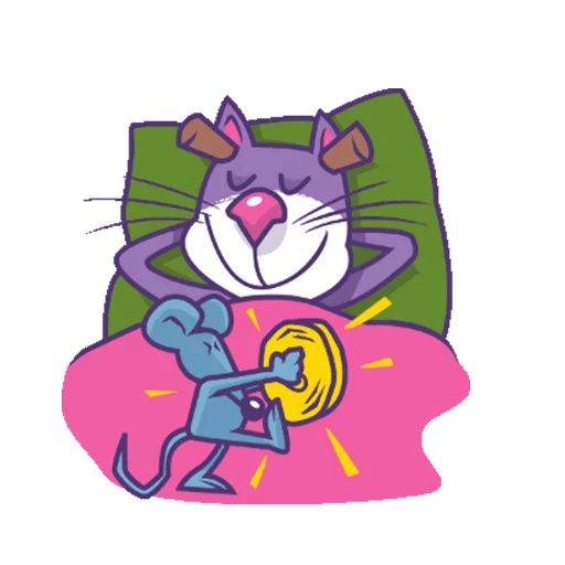 Sticker “Purple Cat-2”
