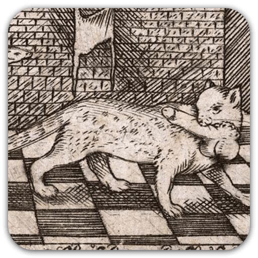 Sticker “Medieval Cats-6”