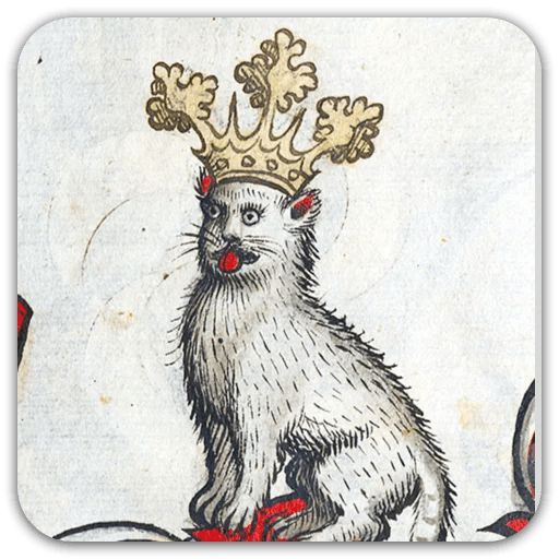 Sticker “Medieval Cats-8”