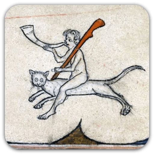 Sticker “Medieval Cats-9”