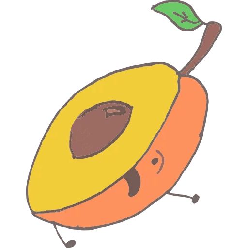Sticker “Fruit theme-12”