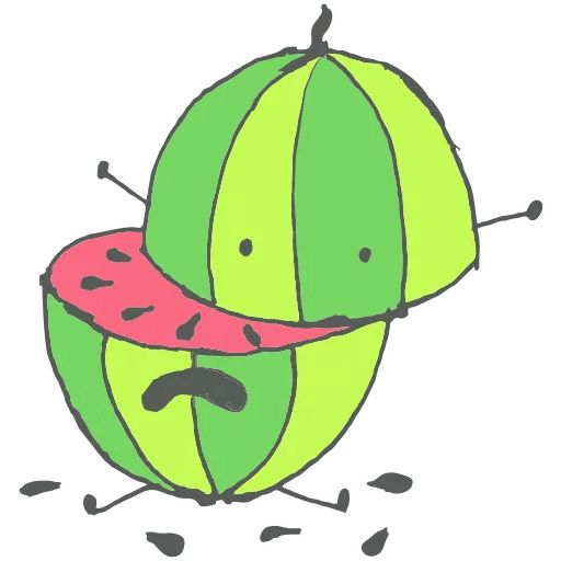 Sticker “Fruit theme-4”