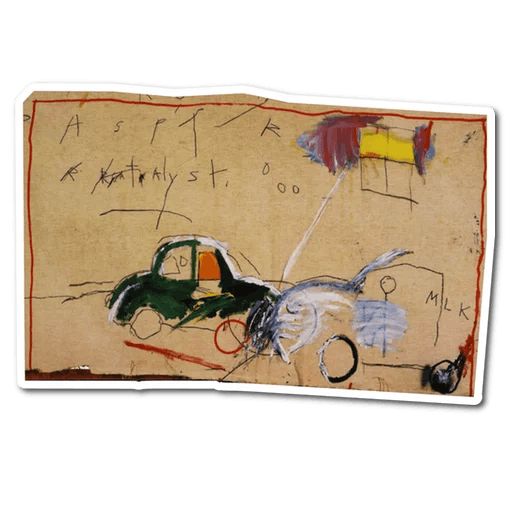 Sticker “Jean-Michel Basquiat-11”